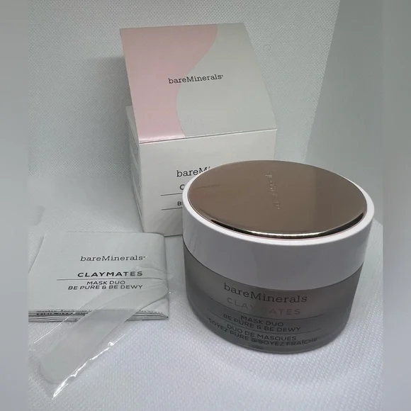 Bareminerals flatmates mask duo BE PURE & BE DEWY BRAND NEW 2.04oz - Picture 6 of 8